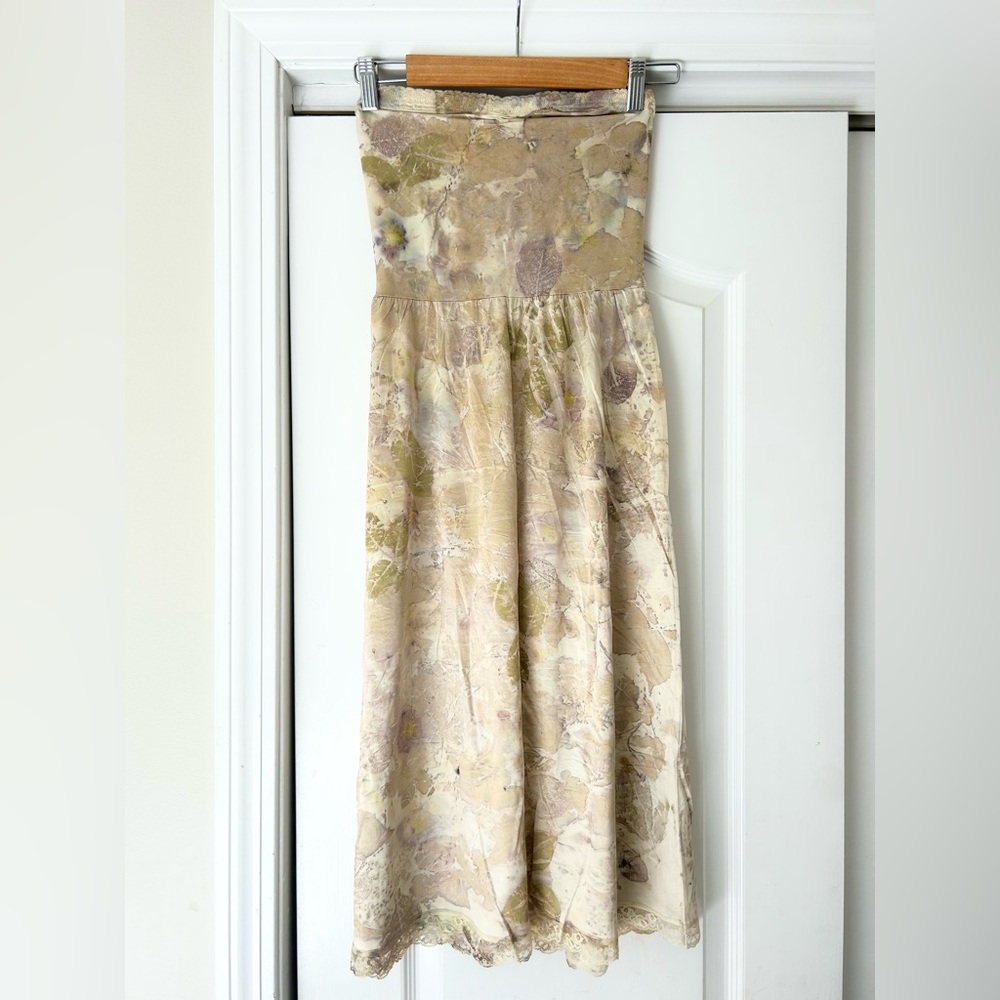 vintage fairycore floral printed slip dress size small/medium